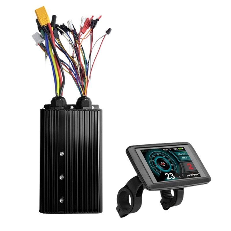 Sine Wave Controller 48V 72V 80A - HOES-UKC1+ Misuratore con display LCD +
