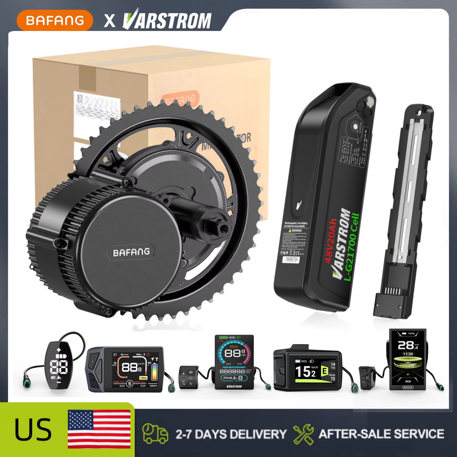 [Disponibile negli Stati Uniti - Bafang Bbs02B 48V 750W Mid Drive Kit recensione e prezzo