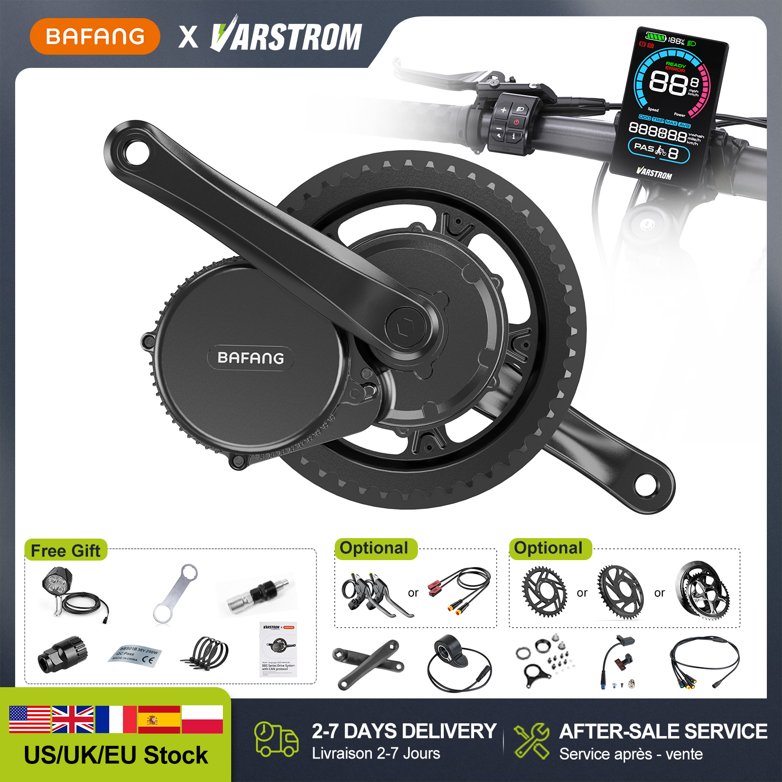 [Disponibilità USA] Motore Cen - Bafang Bbs02B 48V 750W Mid Drive Kit recensione e prezzo
