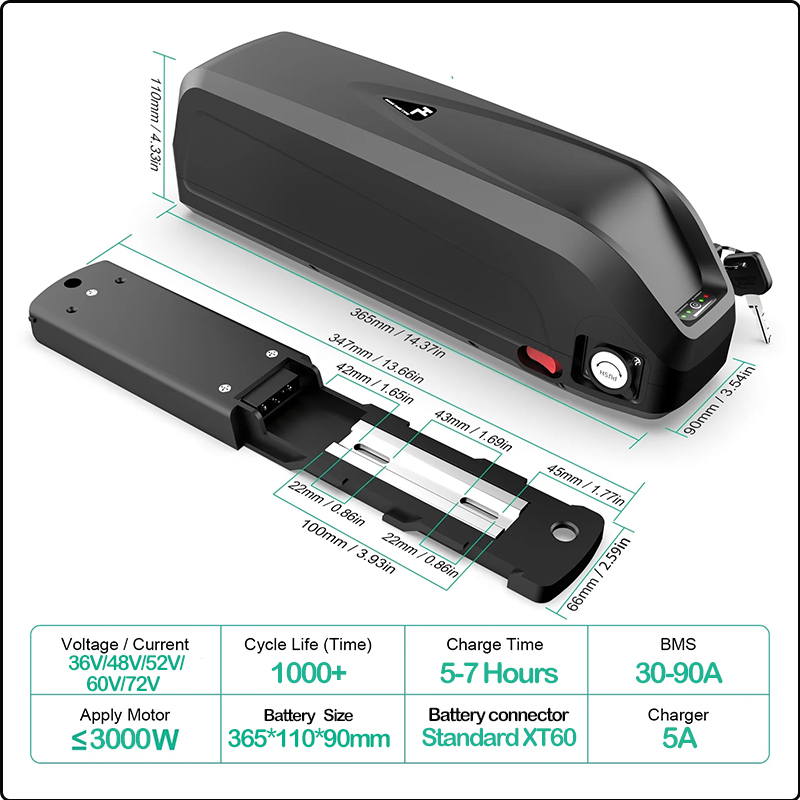 Batteria per e-bike Hailong 36 - Ebike Battery 48V 20Ah Hailong recensione e prezzo